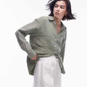 NWT Topshop Cotton Casual Shirt